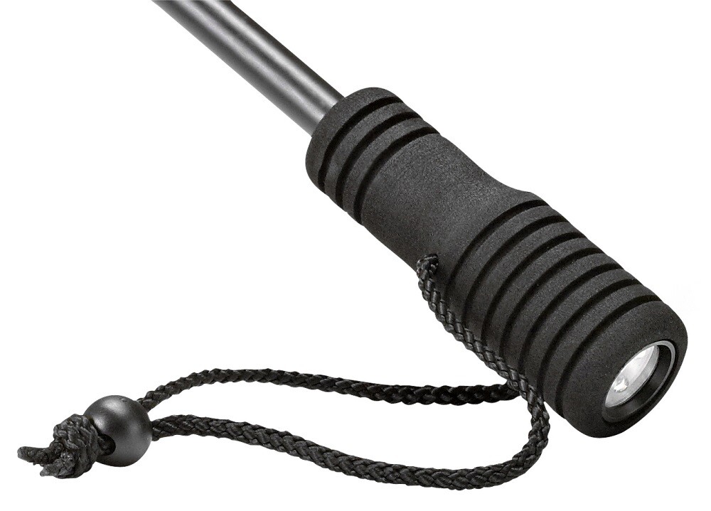 EuroSCHIRM Swing Flashlight Umbrella (Reflective Black) Lightweight Hiking