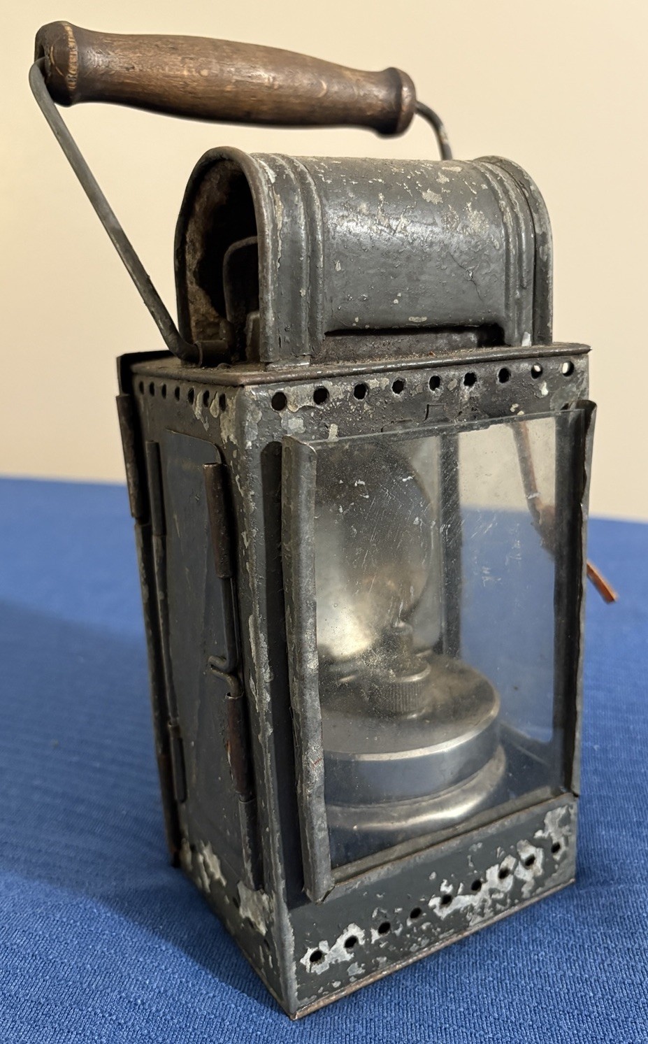 Original WWII German Deutsche Reichsbahn Railwayman Carbide Lantern FREESHIPPING
