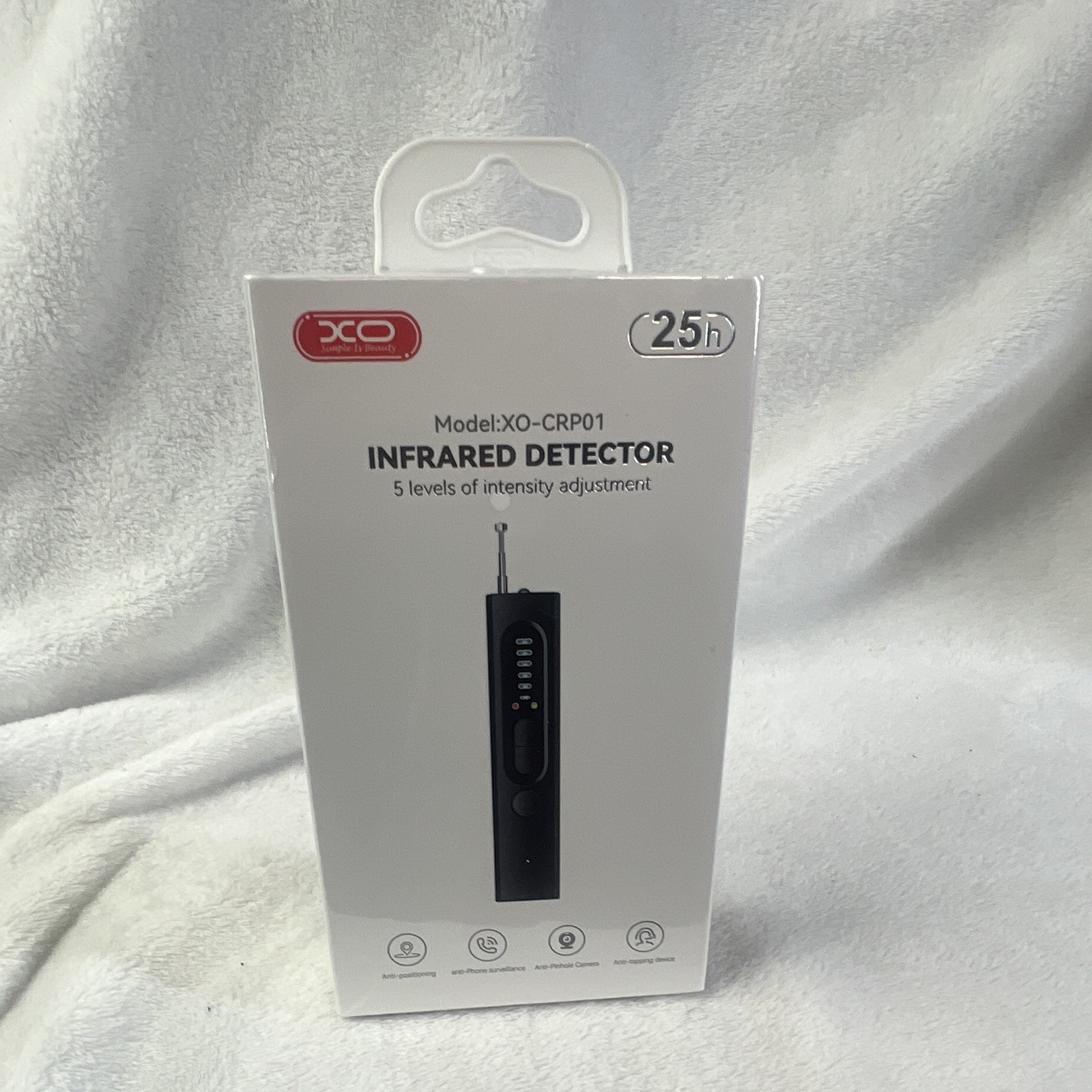 XO XO-CRP01 Infrared Detector Adjustable Sensitivity Indoor Black Battery