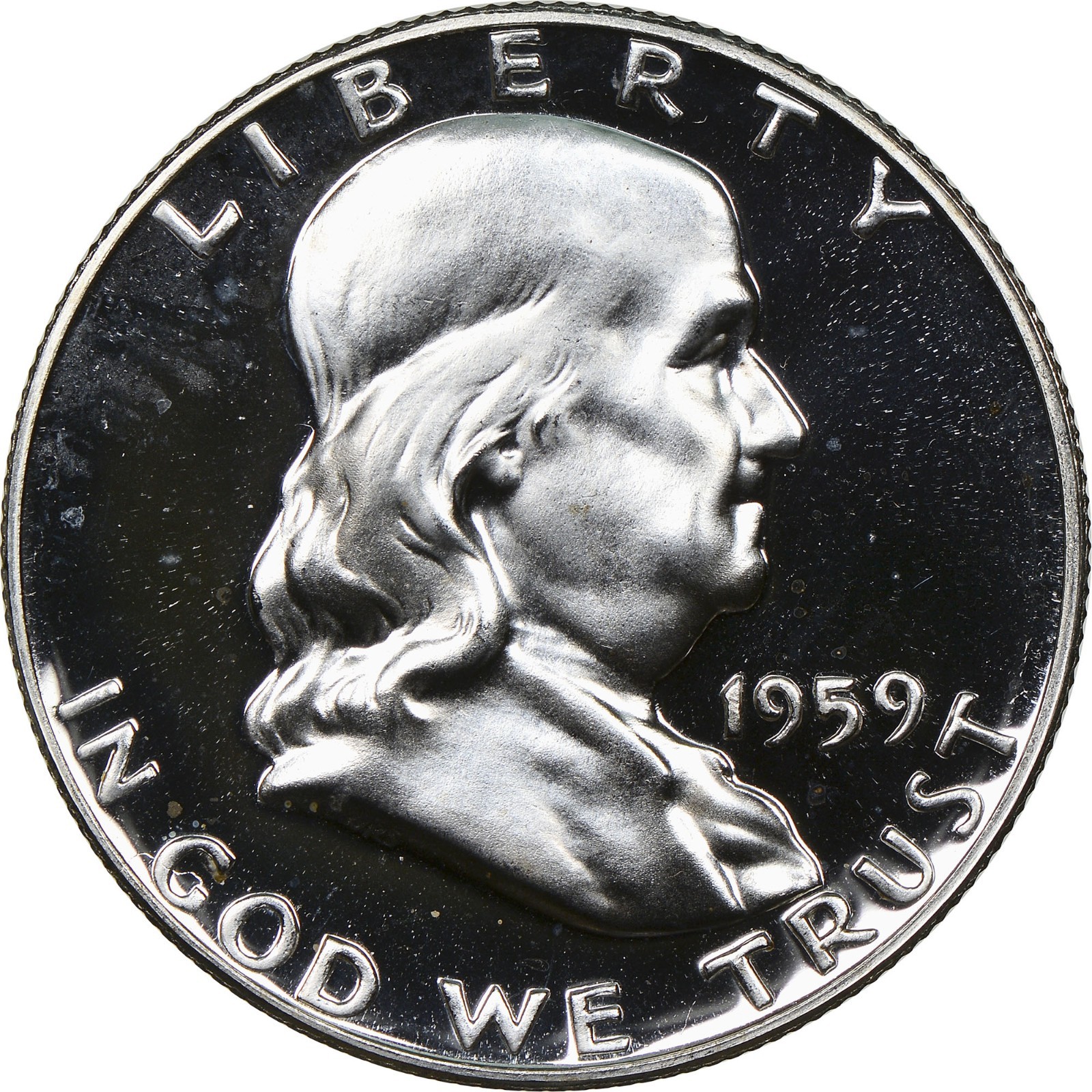 1959 Franklin Silver 50¢ **VERY NICE COIN** (Stock Photo)