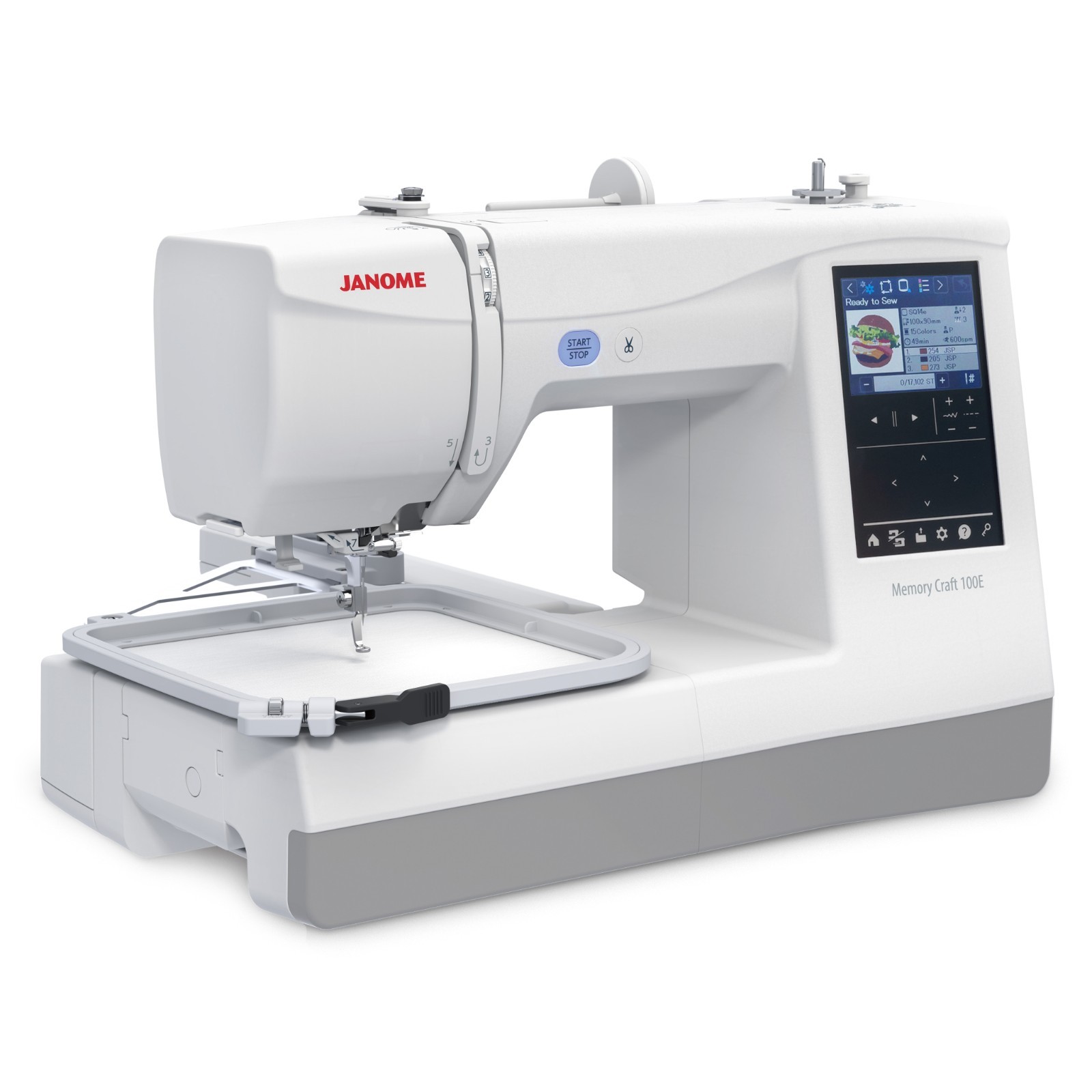 Janome Memory Craft 100E Embroidery / Sewing Machine
