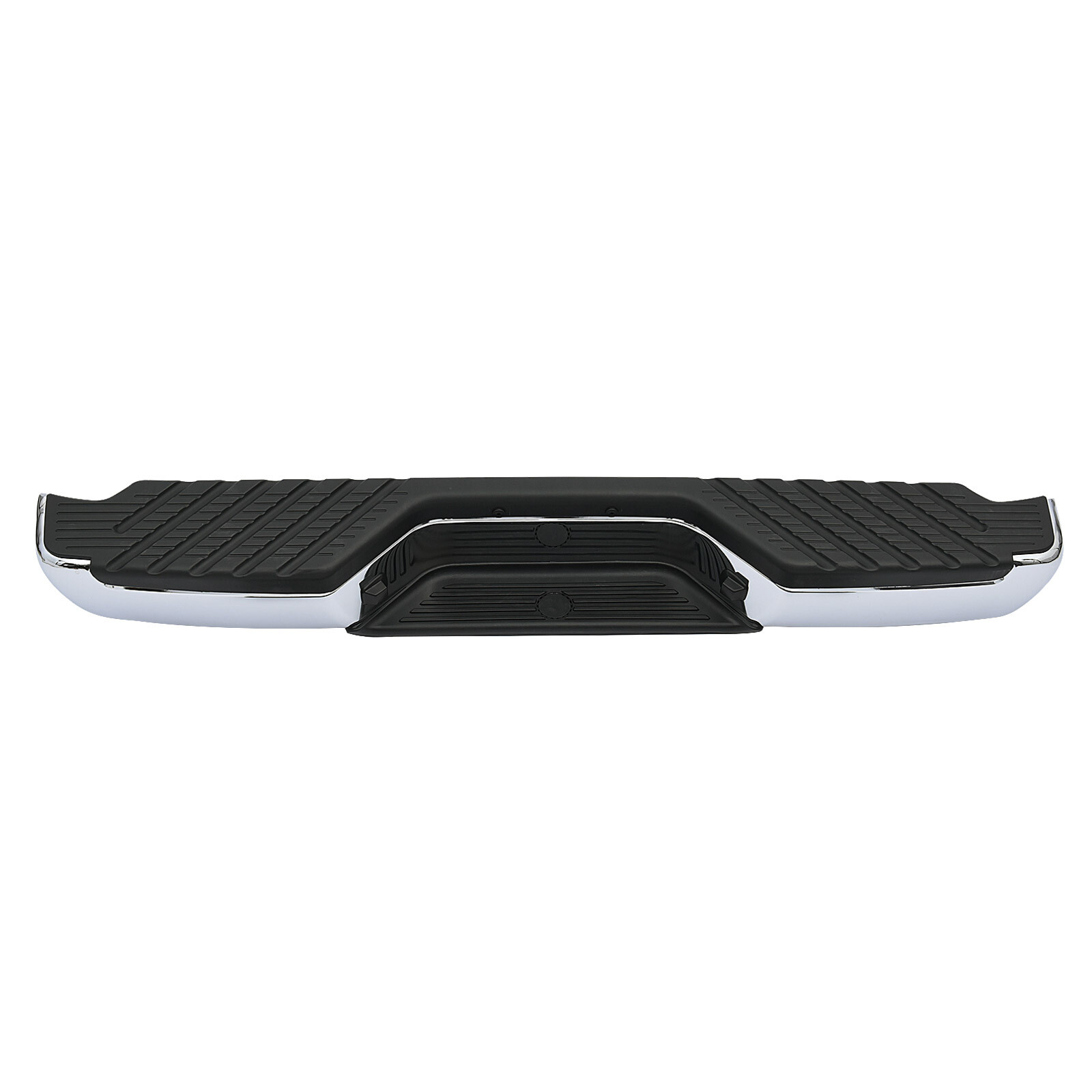 Complete Chrome Rear Step Bumper Assembly For 1998-2004 Nissan Frontier - Steel