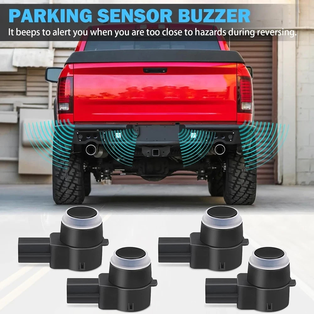 4 PCS PDC Parking Assist Sensor - Compatible with Dodge Journey, Durango, Ram 15