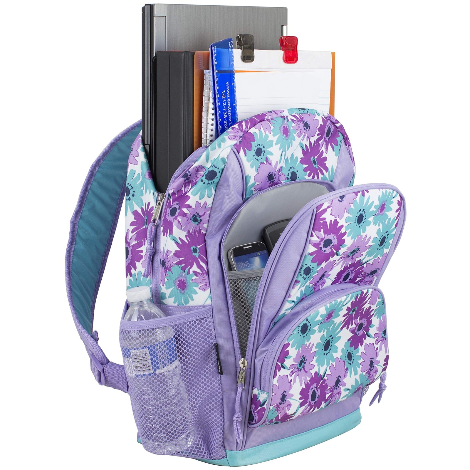 Eastsport Laptop Backpack, Multipurpose Casual Daypack, Triple Compartments B...