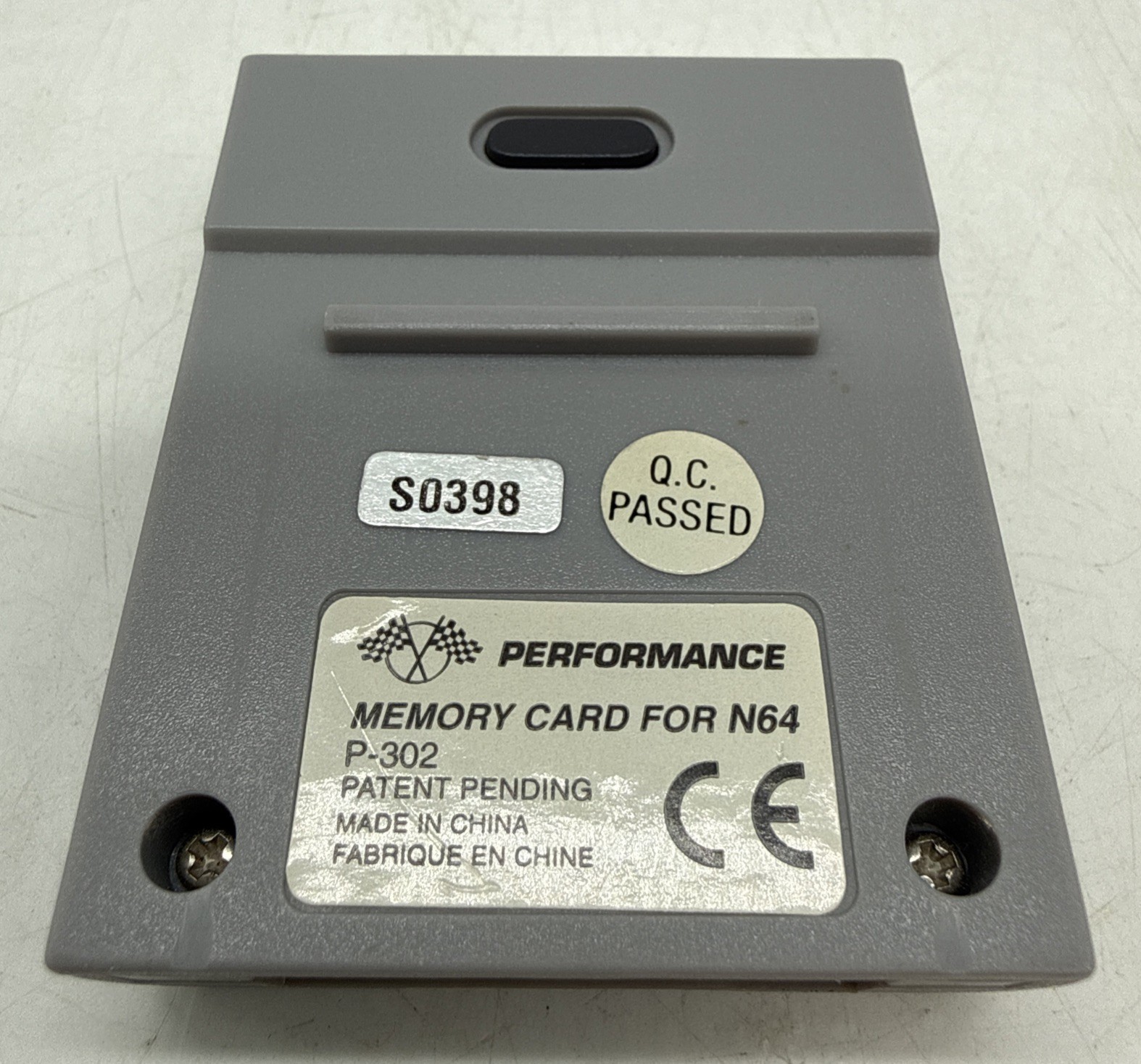Nintendo 64 Performance Memory Card Plus Controller Pak N64