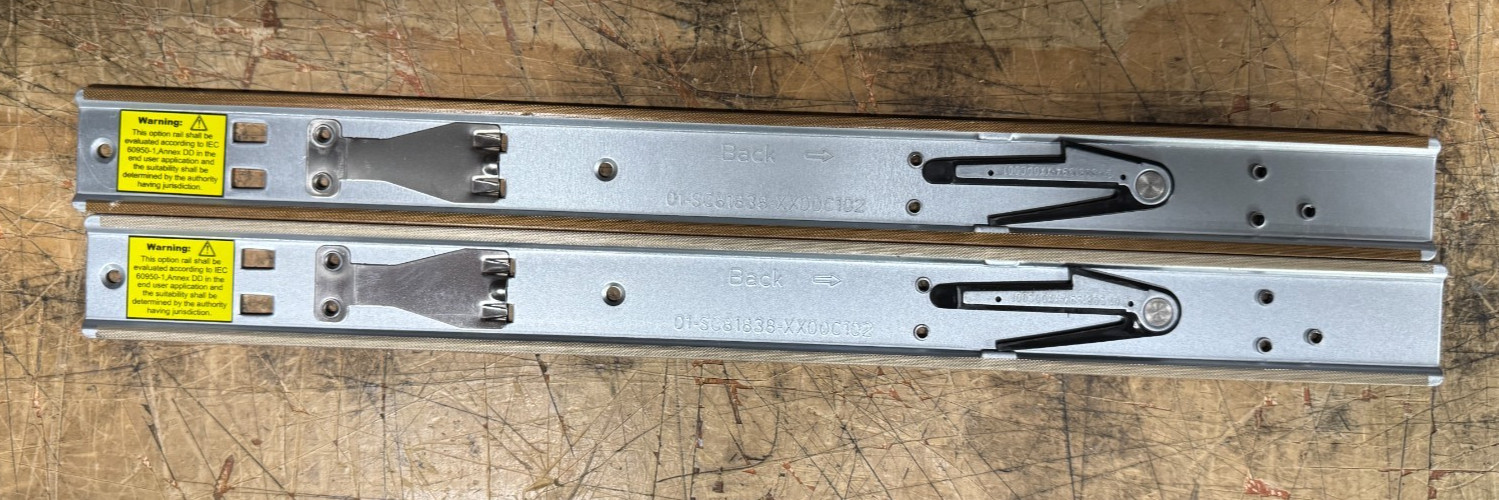 Supermicro Inner Rack Rails 01-SC81838-XX00C102 (LOT OF 2)