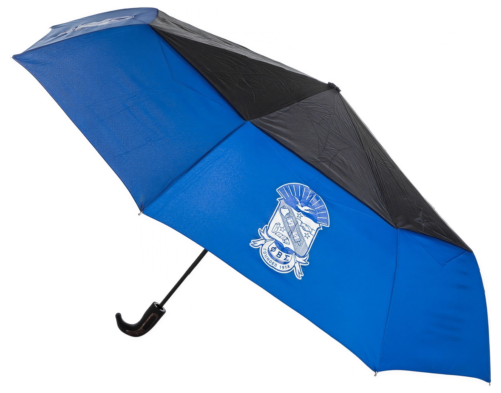 Phi Beta/Β Sigma Large Hurricane Umbrella [Blue/Black - 28"]