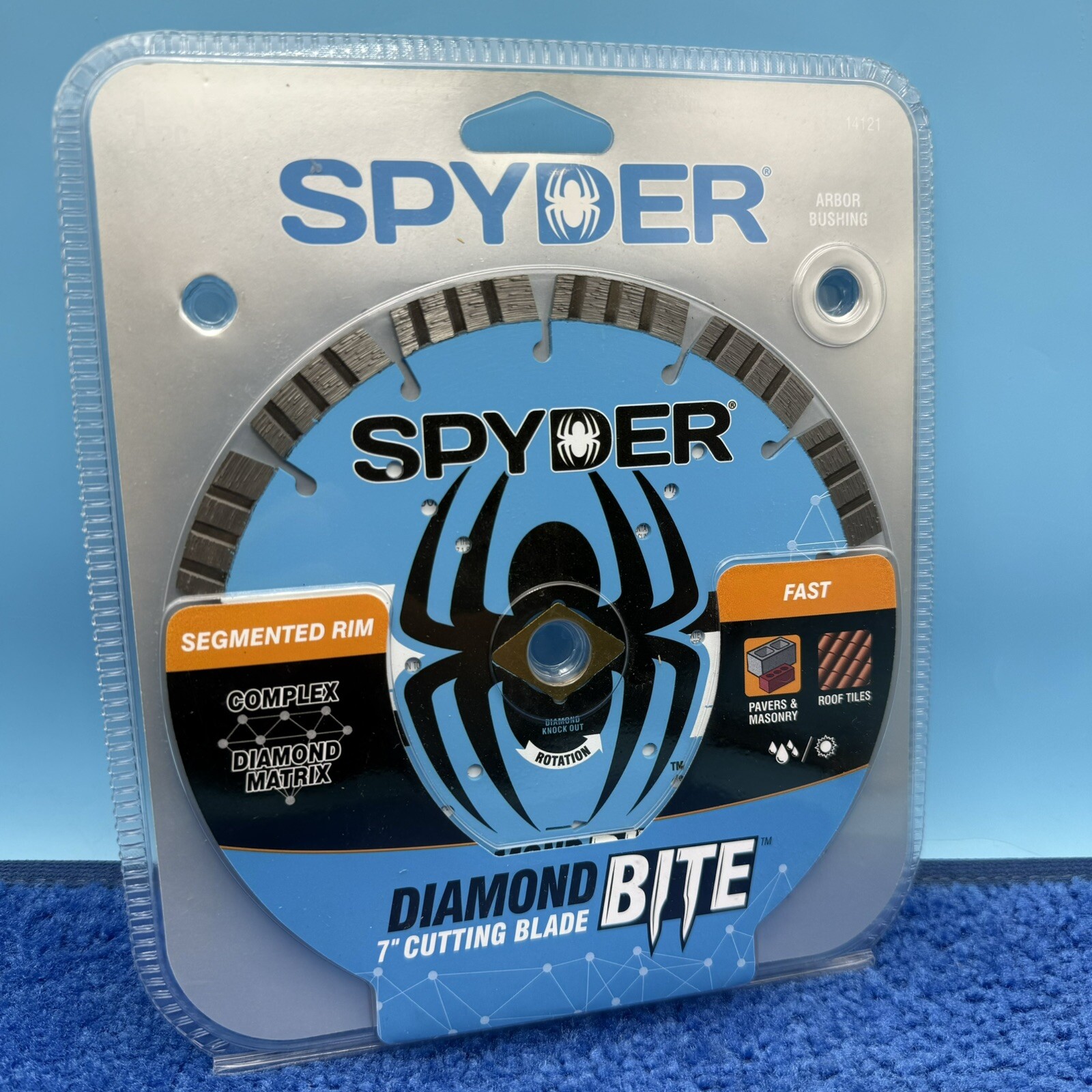 Spyder Diamond Bite 7-in Wet/Dry Segmented Rim Saw Cutting Blade 14121