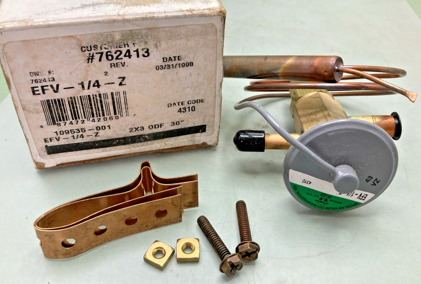 NEW REPLACES STOELTING 762413 EXPANSION VALVE/TXV KIT