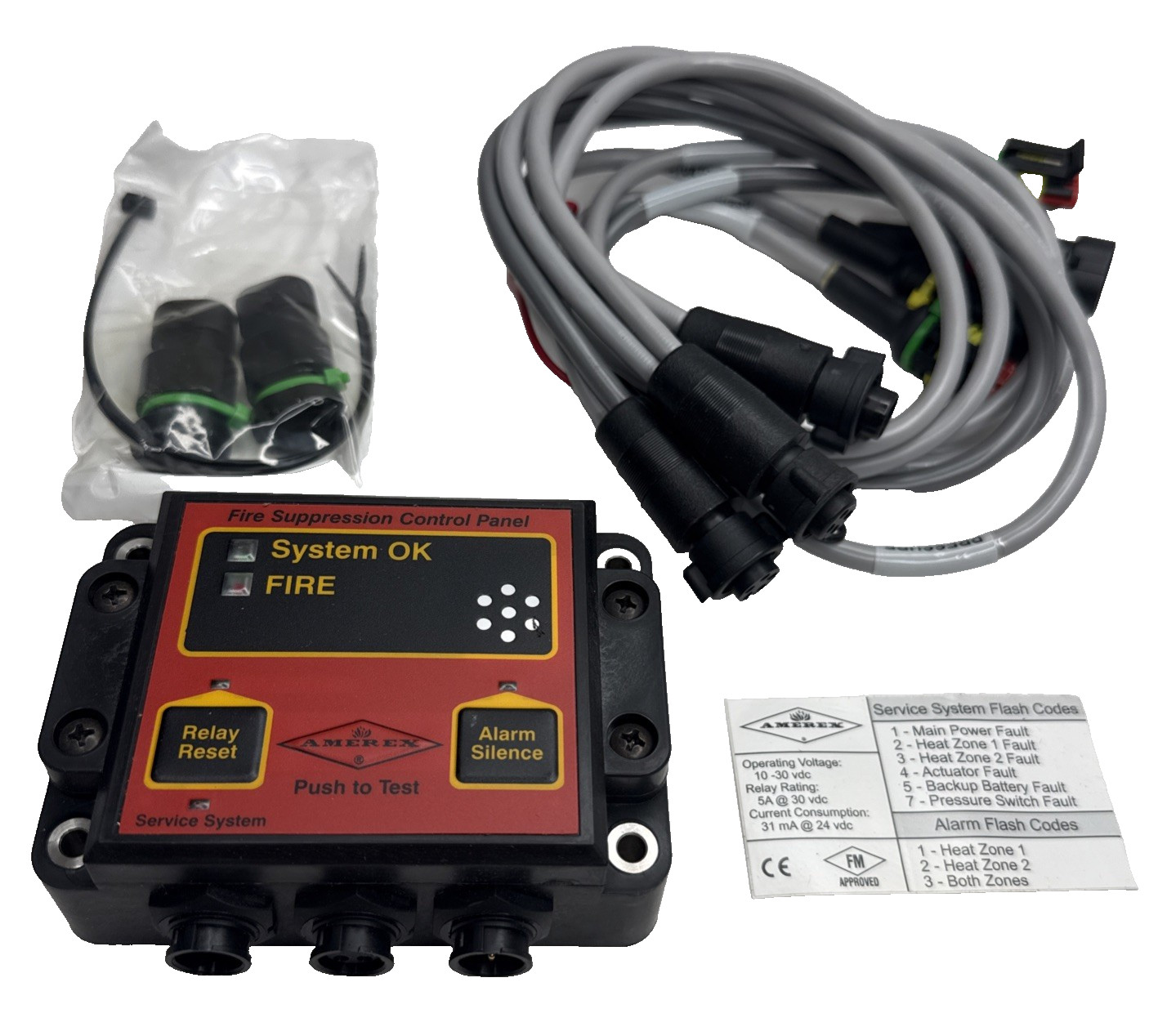 Amerex 017310 Remote Display and harness 17311 17310 modular cp III black exit