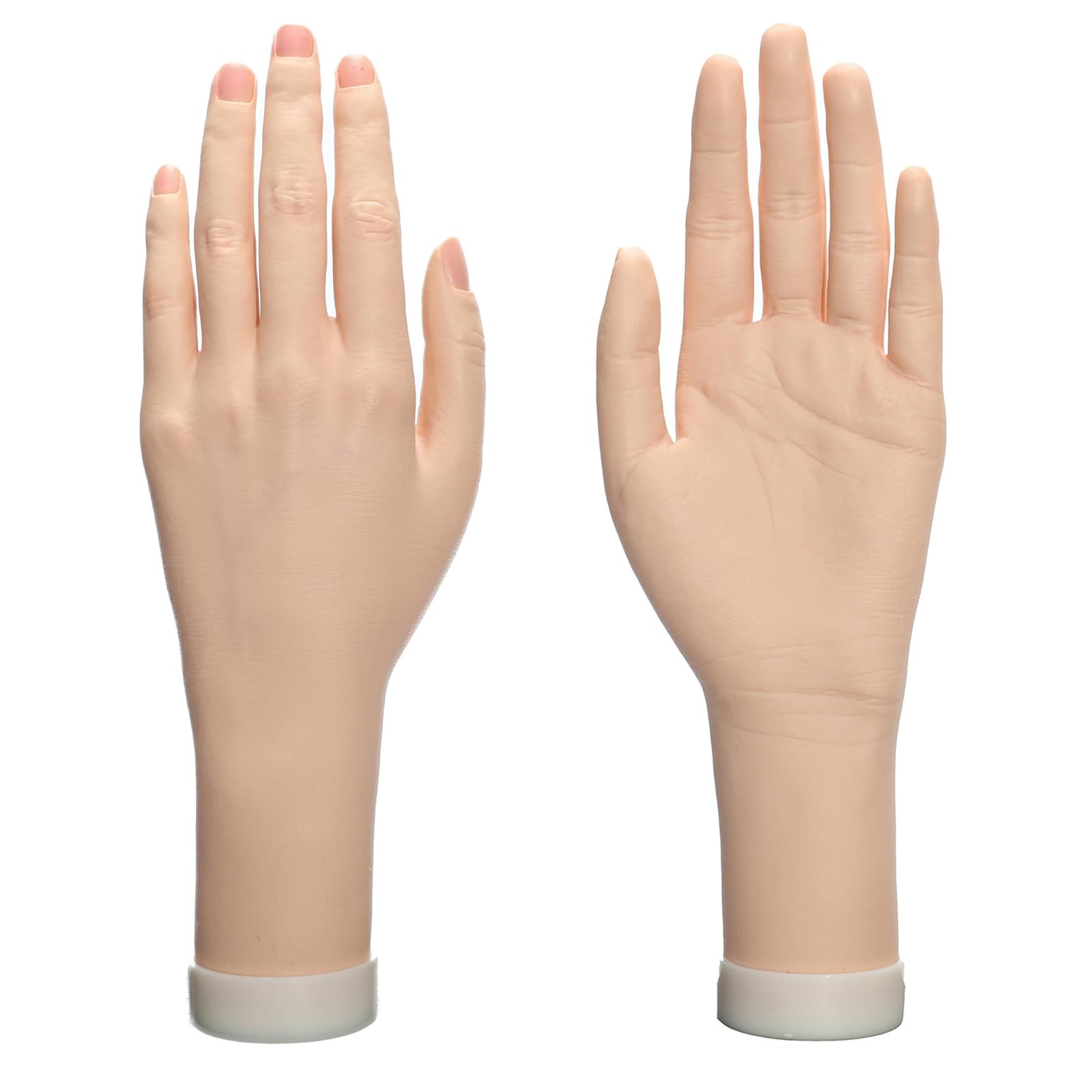 Practice Hand for Acrylic Nails Realistic Mannequin Hand for Nails Practice S...