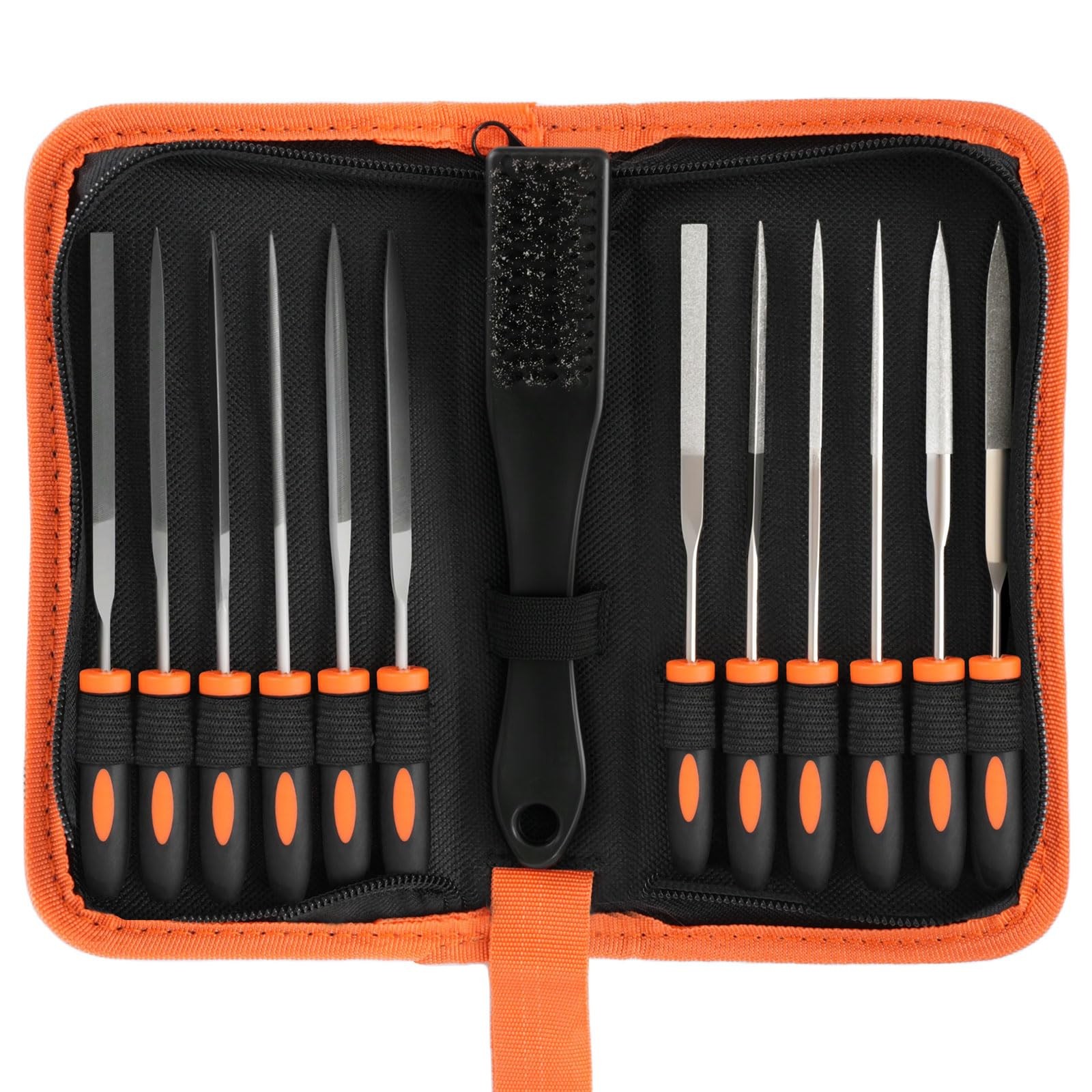 KUZURYU 14PCS Needle File Set - Small Diamond Files with 6 Jewelers Files 6 ...