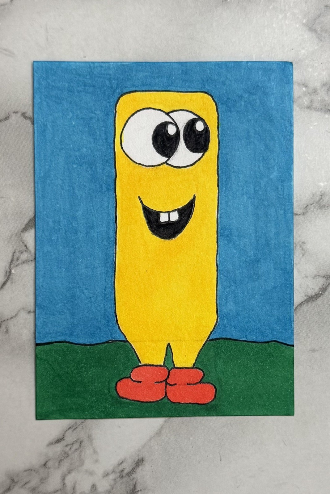 ACEO OOAK - Art Card Edition Original - “ Joy”