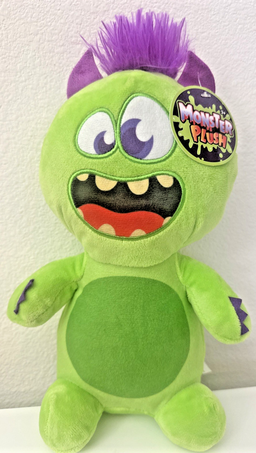 Vintage Dan Dee Green Monster Plush Rare New with tag