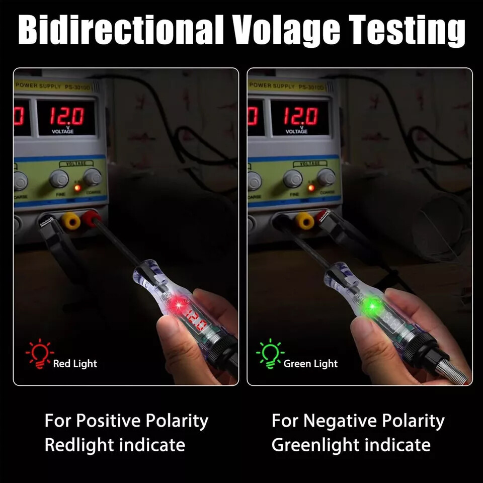 3-48V Car Auto Digital Power Probe Circuit Electrical Tester Test Device 7Ft