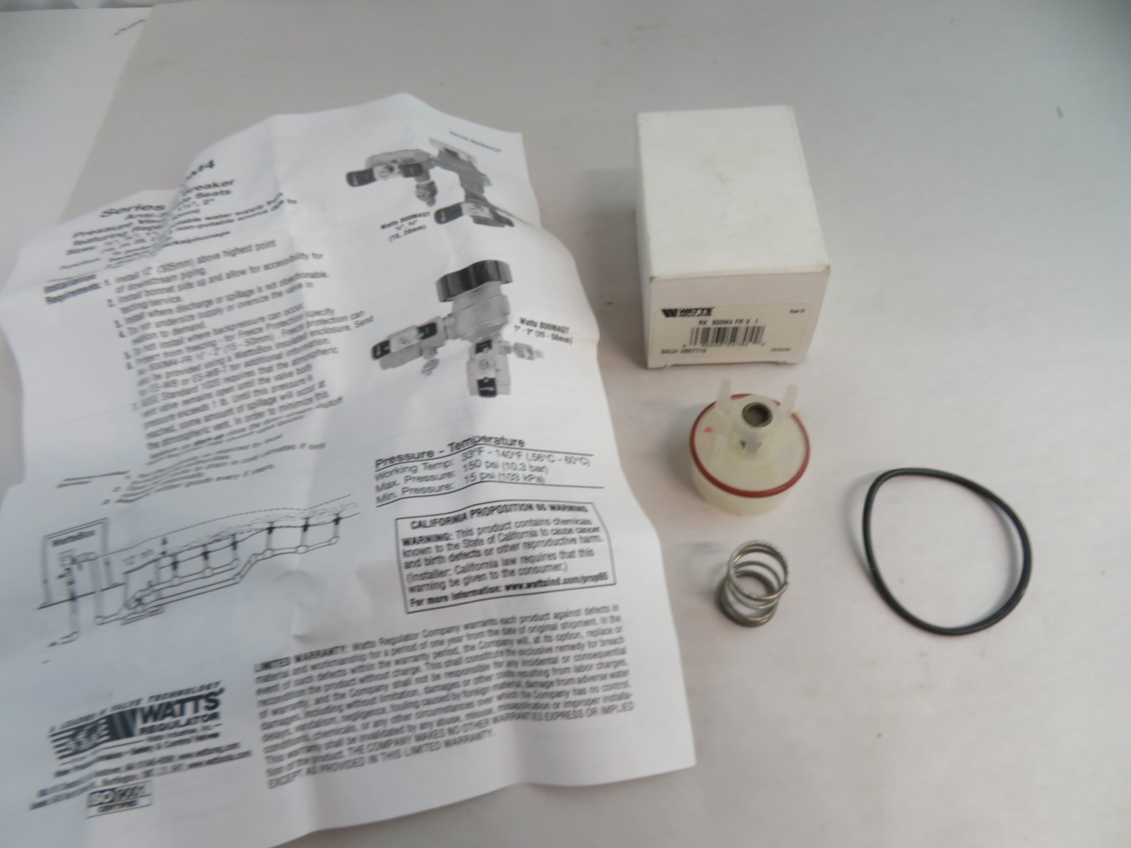 Watts 800M4 1" Vent Float Repair Kit - Freeze Resistant 0887715 887715