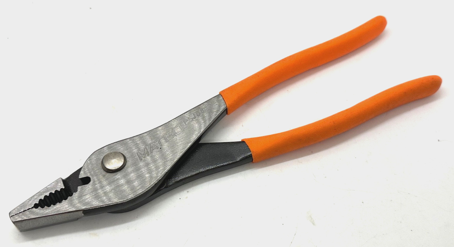 MATCO Tools Slip Joint Duck Angle Wire Cutter Needle Nose Pliers Orange 8" Long