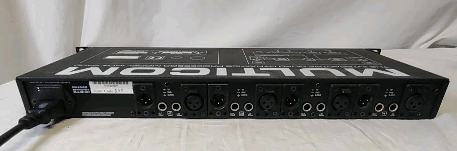 Behringer Multicom, MDX 2400 Multicom Audio Interactive Quad Dynamics Processor