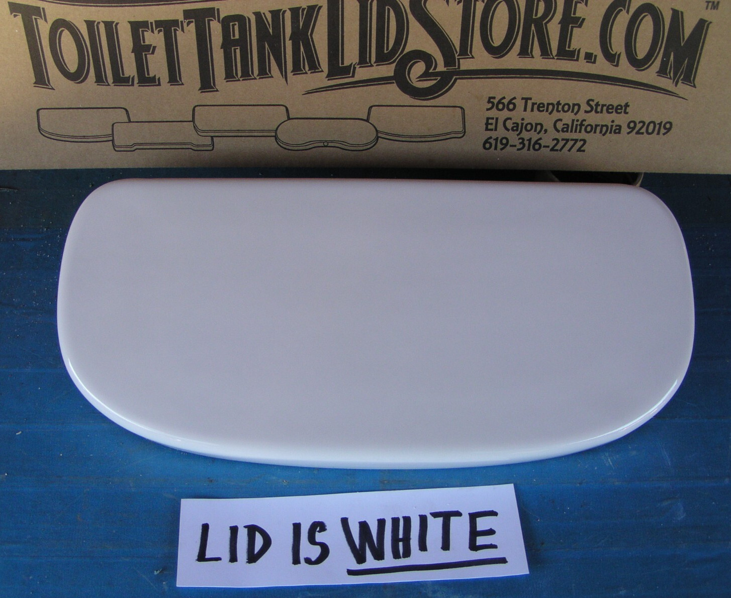 Glacier Bay N2450TL WHITE  Toilet Tank Lid fits 1004-159-514 tanks N2450 NEW!