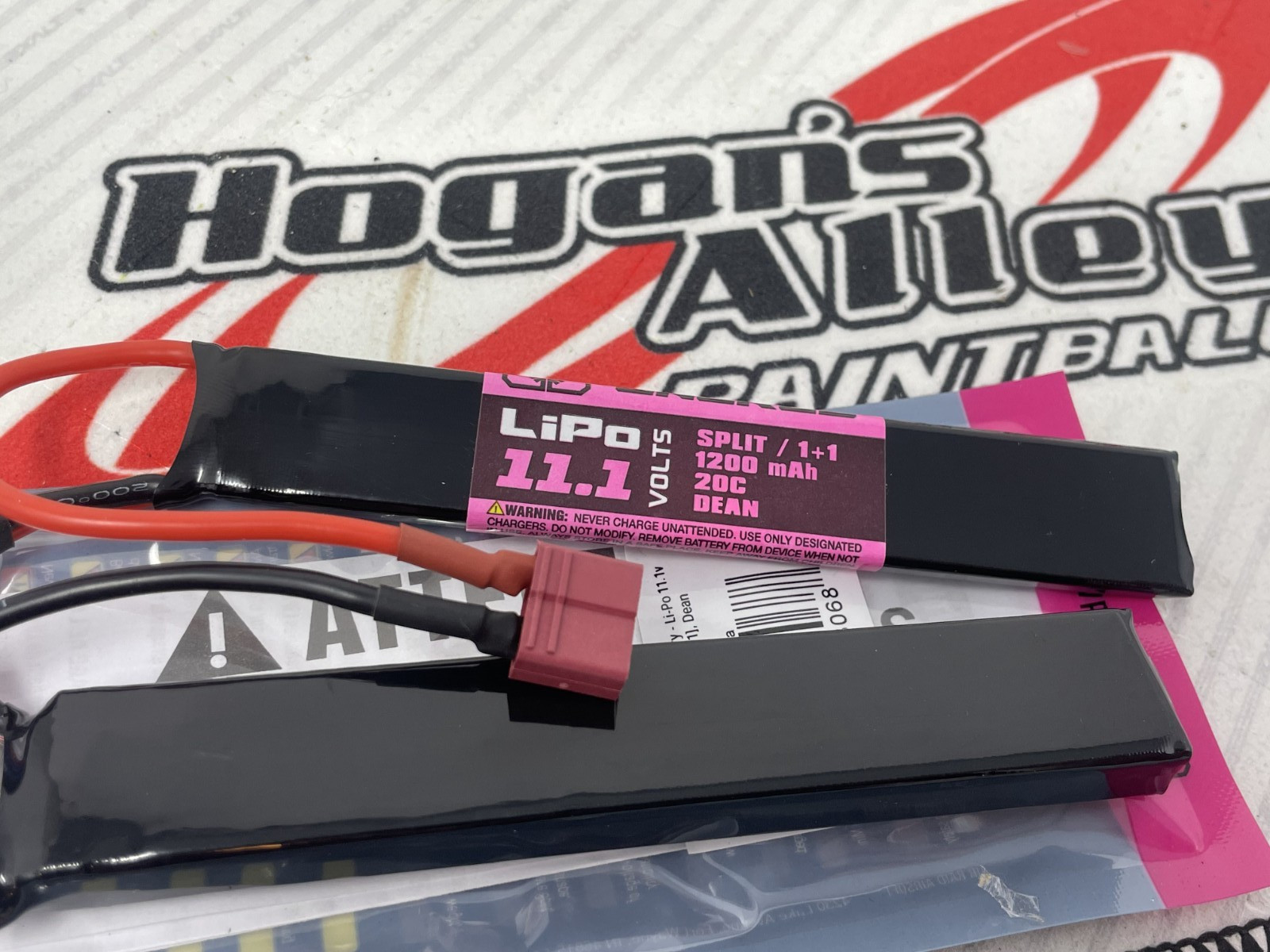 Air Raid 11.1V LIPO 1200mAh 20C Dean Split Battery