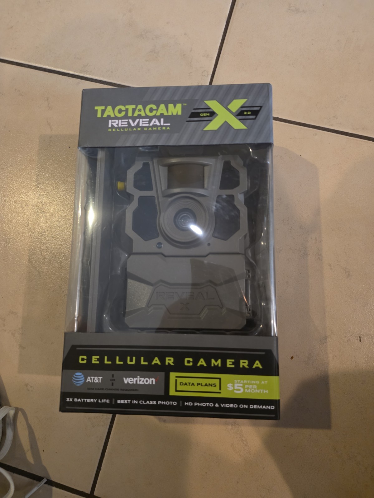 Tactacam Reveal X Gen 2.0 Trail Camera TA-TC-XG2) New In Box Free Shipping