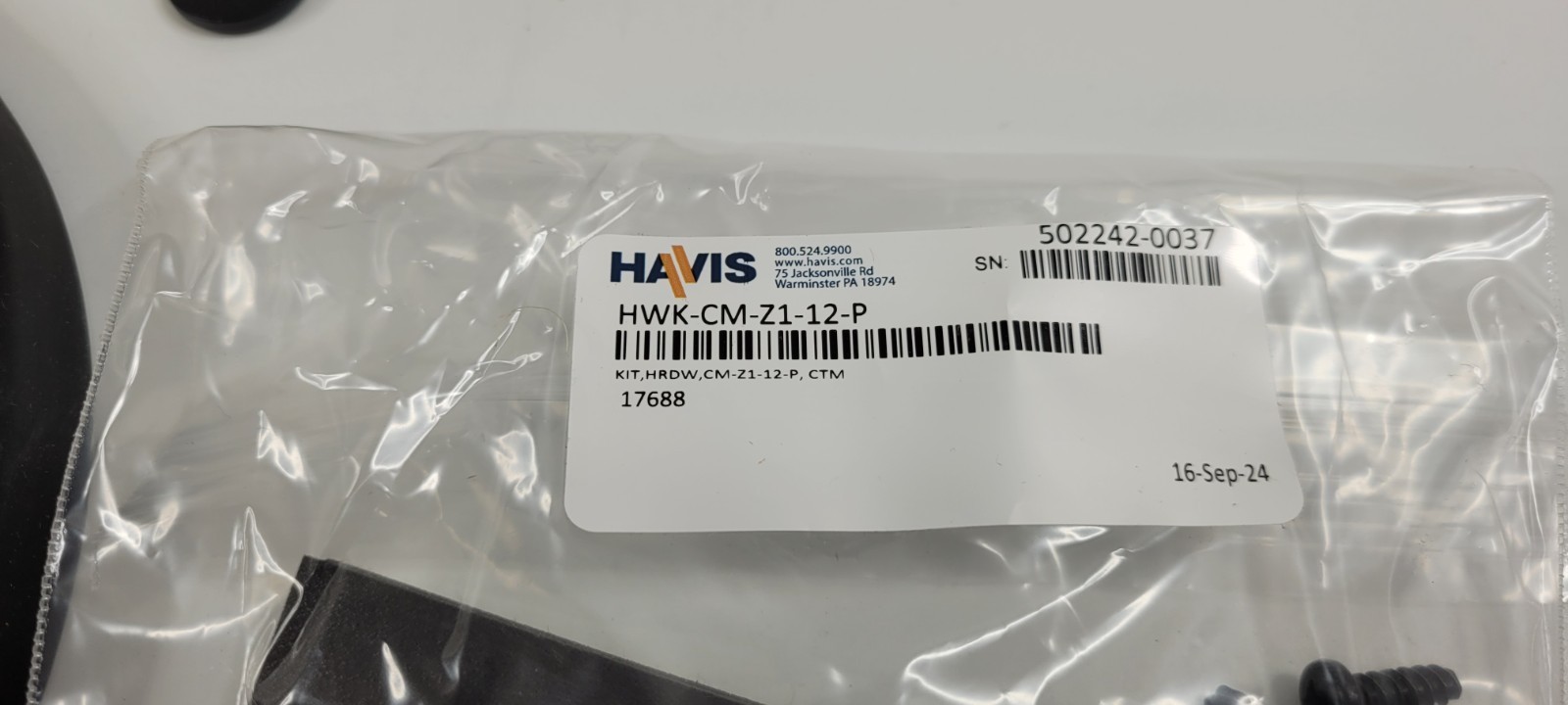 Havis Model CM-Z1-12-P Camera Mount Flex Arm CTM NEW