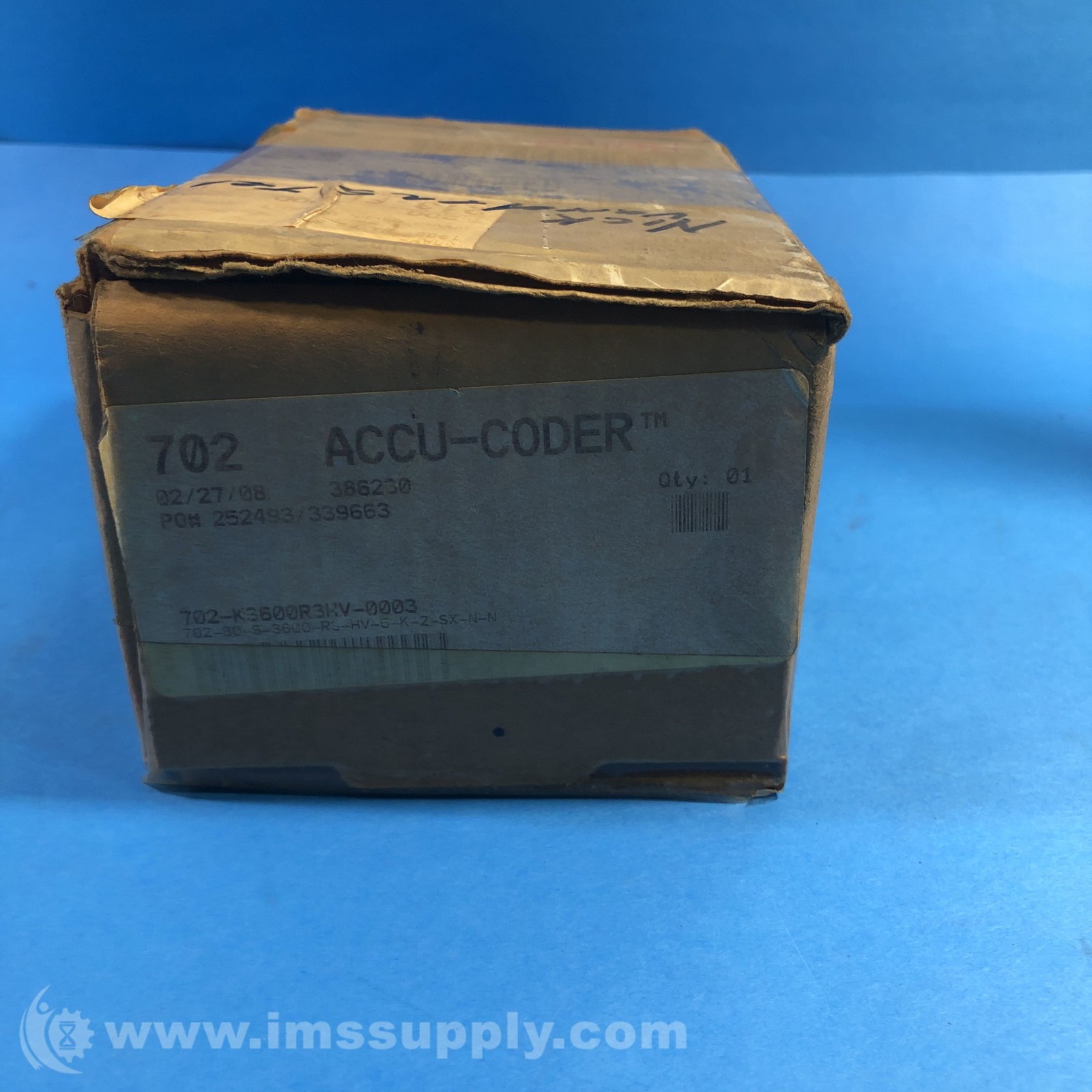 Encoder Products 702-30-S-3600-R3-HV-5-K-2-SX-N-N Accu-Coder FNFP