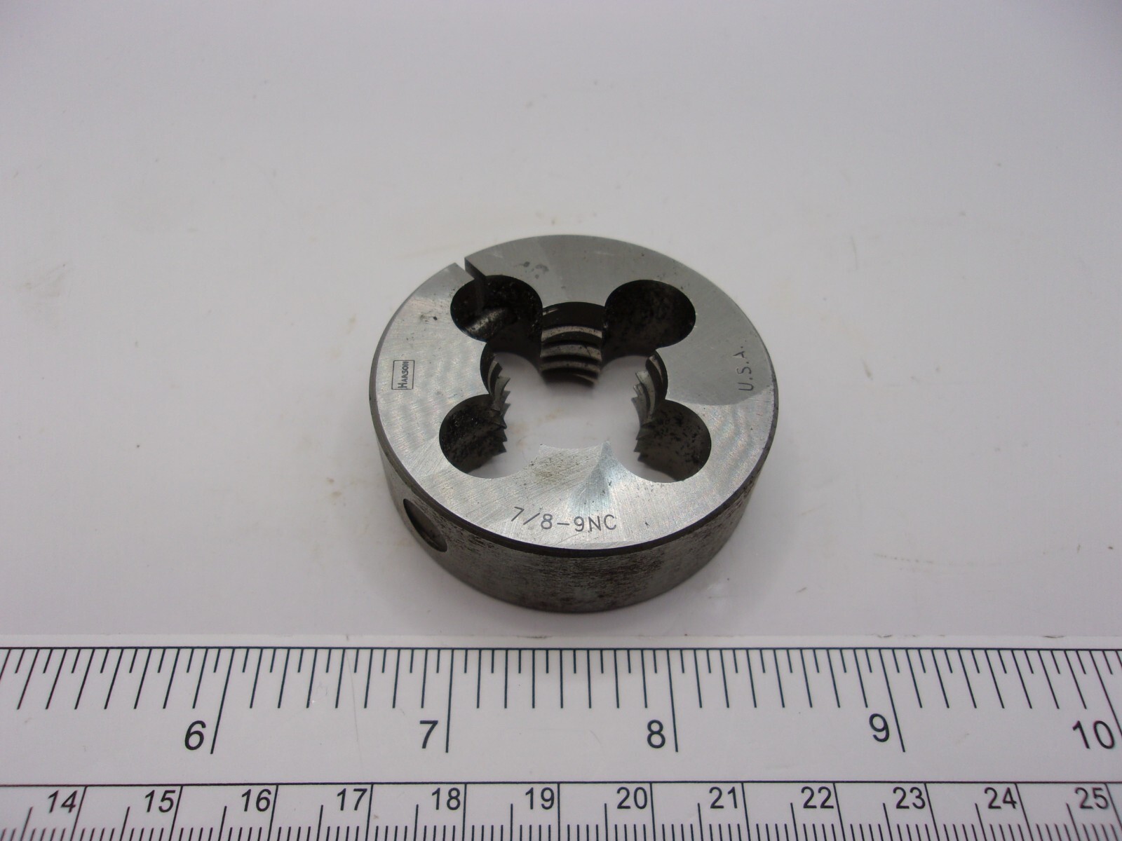 Irwin Hanson, 7/8-9 NC, DIE Rethreading Carbon Steel, 1343A