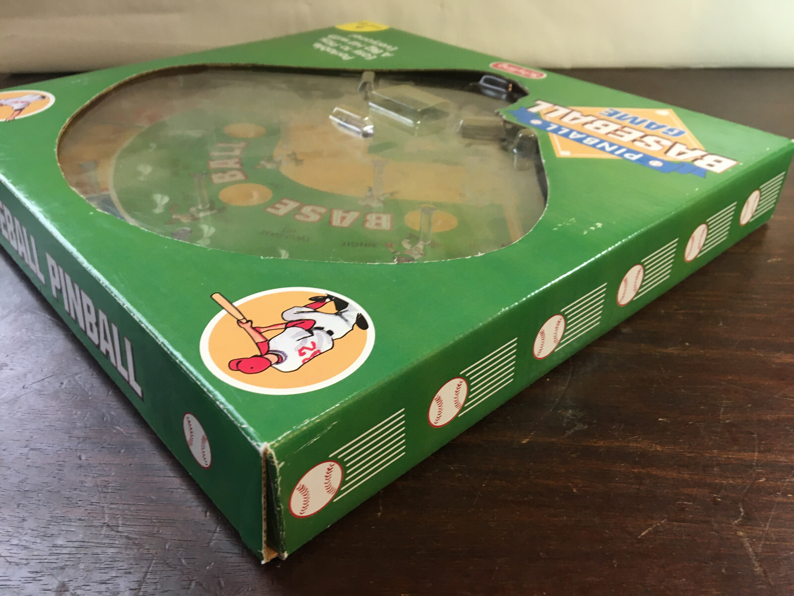 Pinball Baseball Game, Schylling Toy, tabletop, 2001