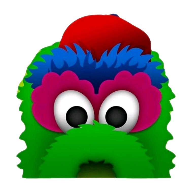 Philadelphia Phillies Sticker Phanatic MLB Baseball  Die Cut Laminated