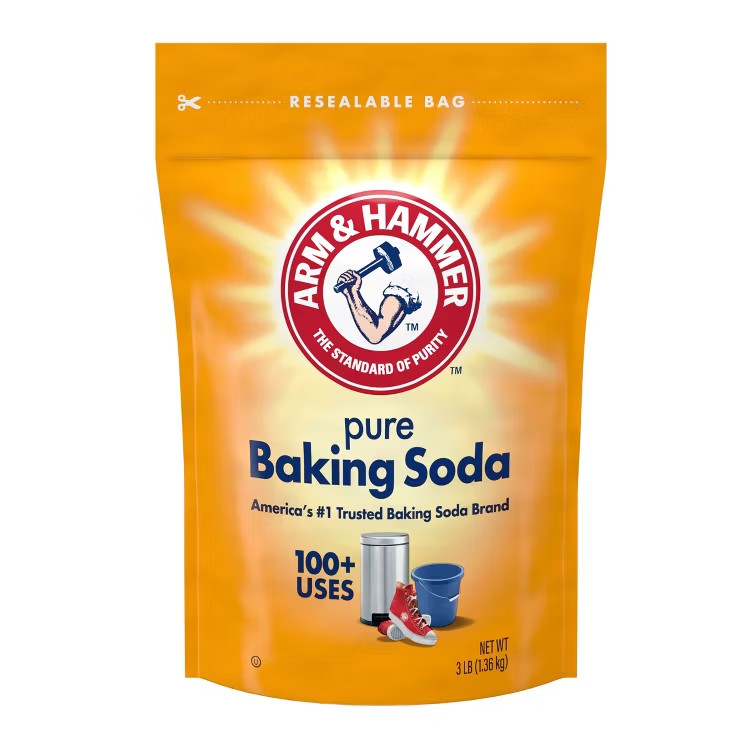 Arm & Hammer Pure Baking Soda Resealable Bag, 3 lb (1.36 kg)