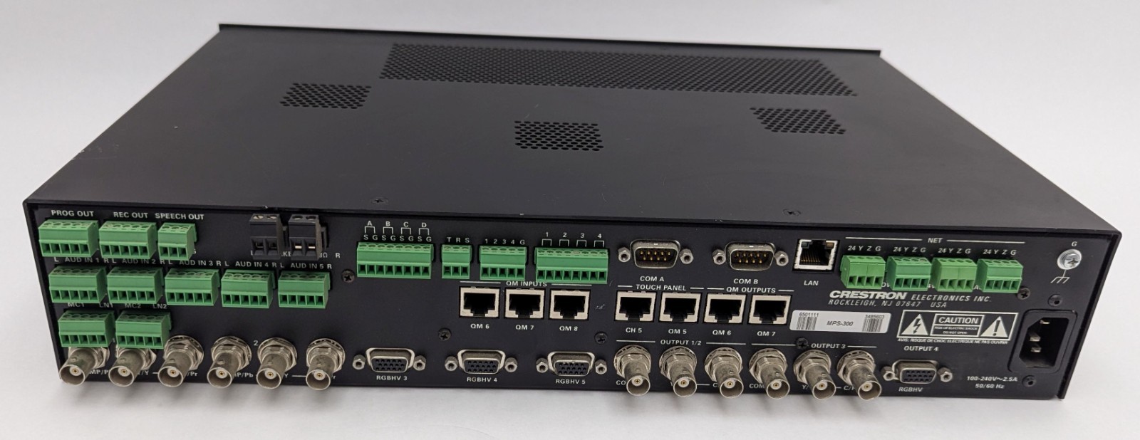 Crestron MPS-300 Professional Presentation System Switcher Amplifier Amp Control