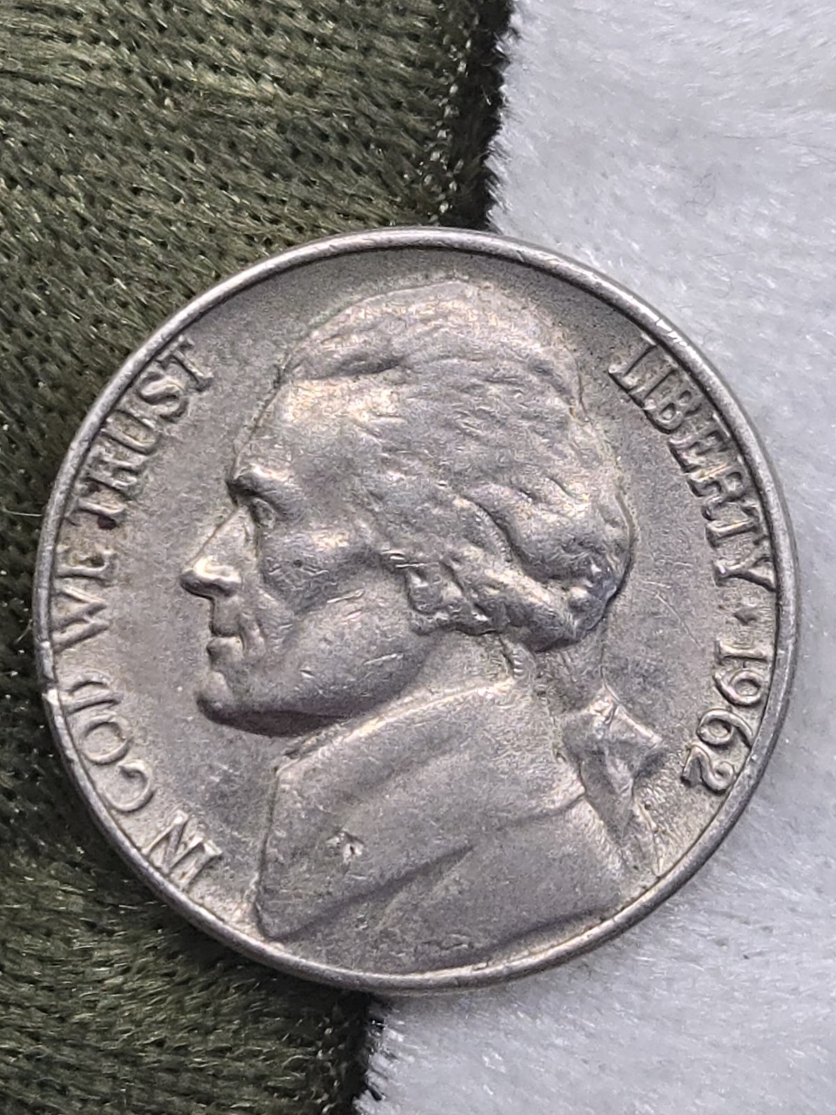1962 P Jefferson Nickel
