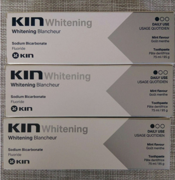 Kin progressive Whitening Toothpaste 75 ml pack of 3