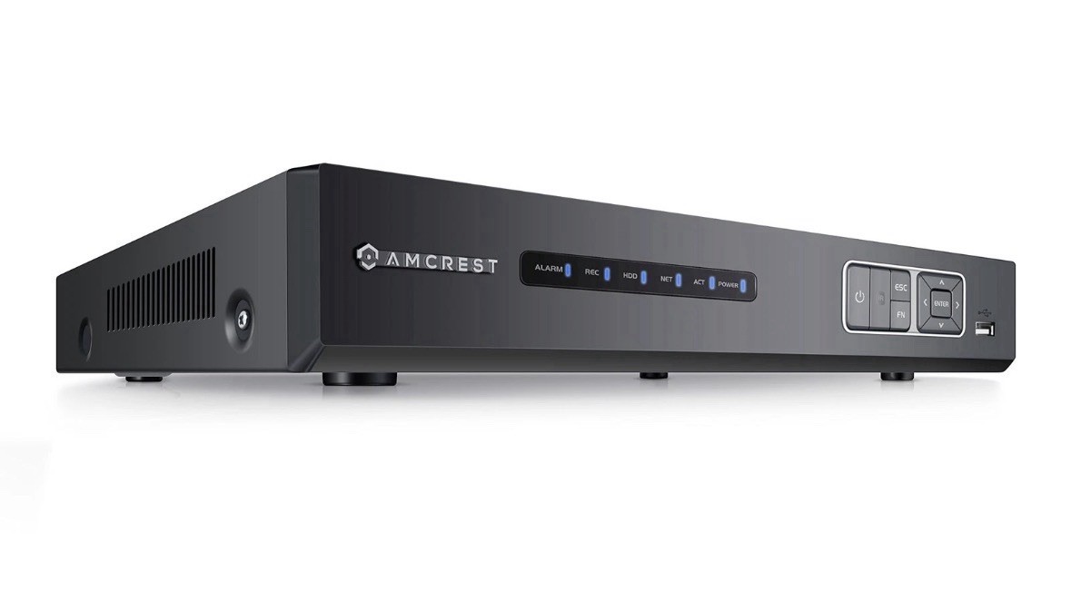 Amcrest 1080P Network PoE Video Recorder With Two Cameras