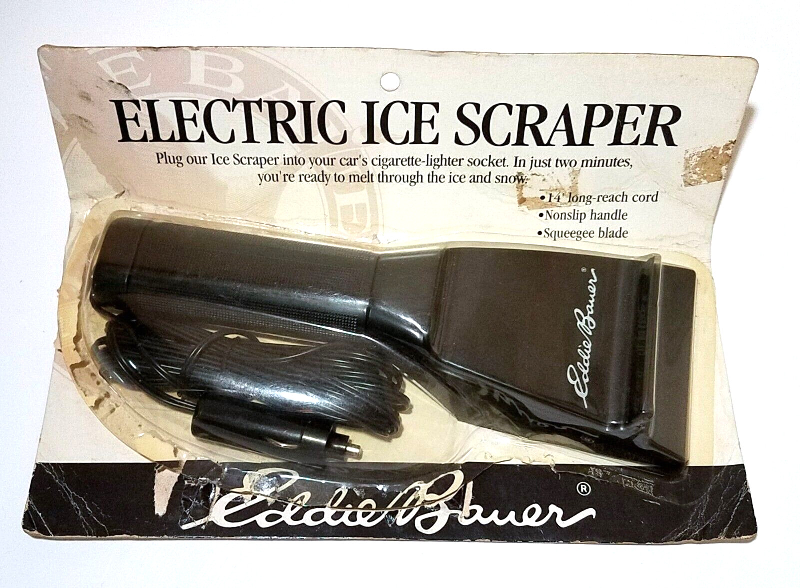 Vintage Eddie Bauer Electric Ice and Frost Snow Scraper Car Truck New