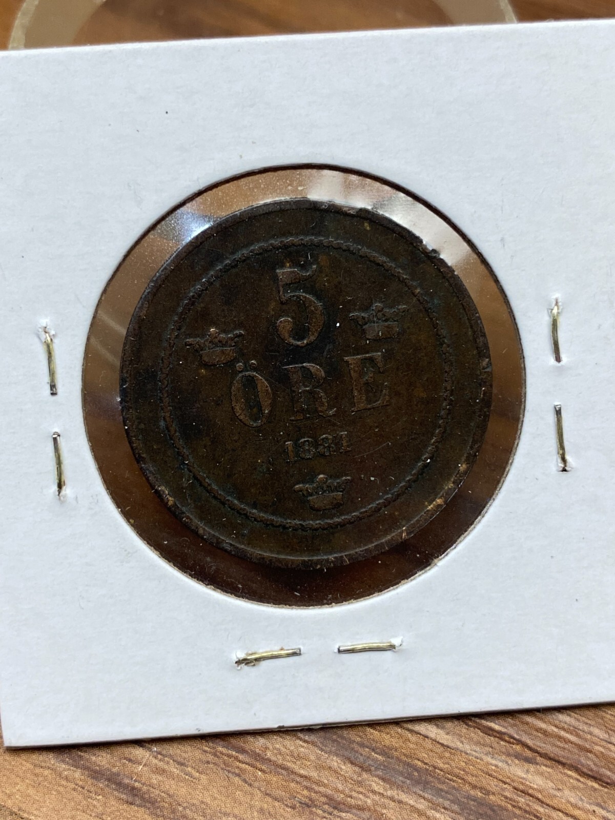 STORAGE UNIT FIND 1881 Sweden 5 ORE Coin