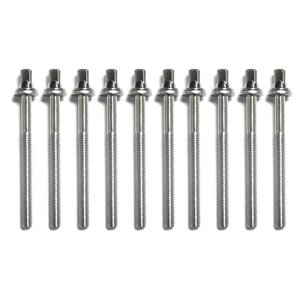 12Pcs Drum Tension Rods 70mm/2.75in With Washers Thread Diameter 7/32''