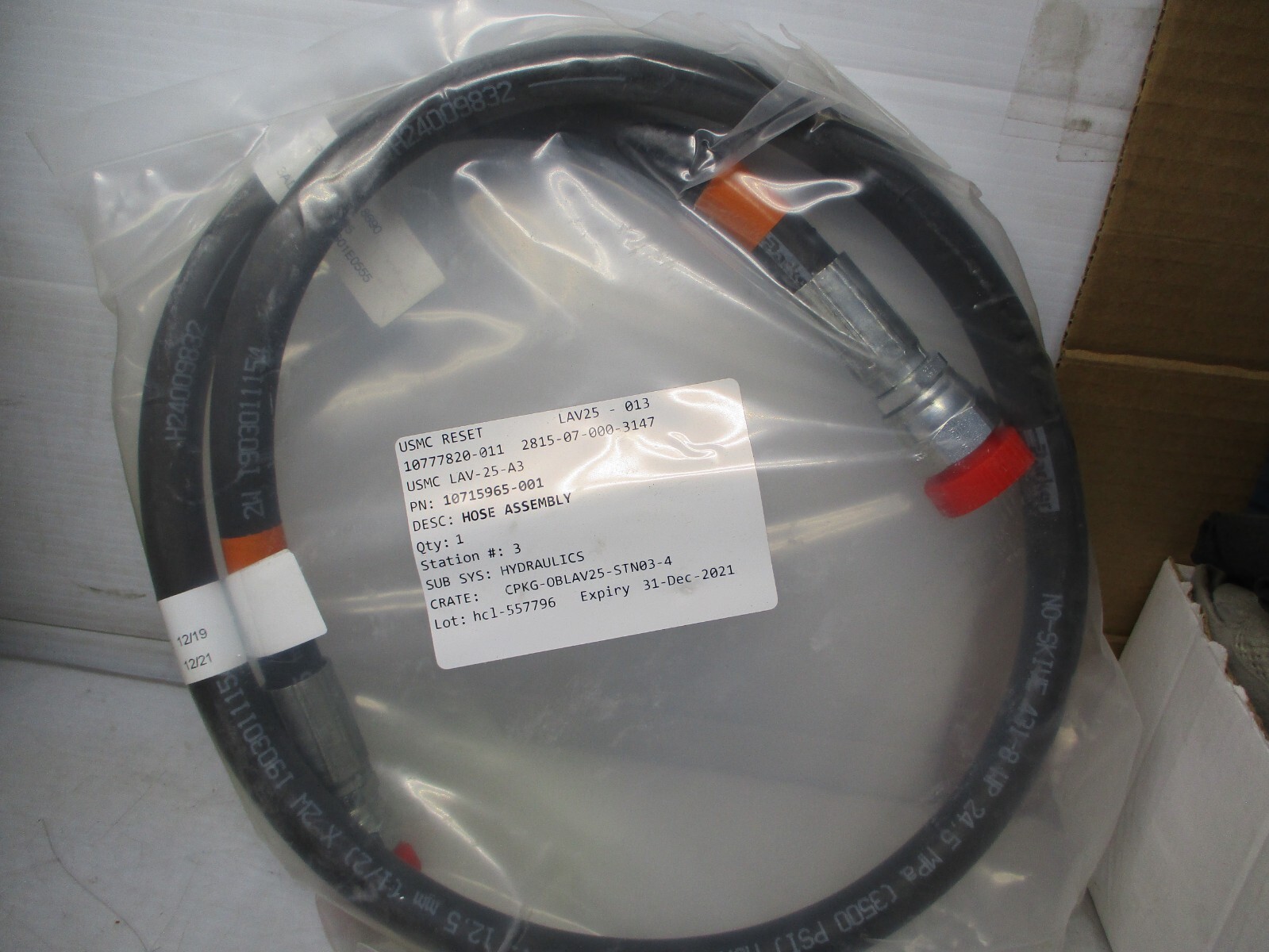 10715965-001   2815070003147 Hose assy  10693038-001