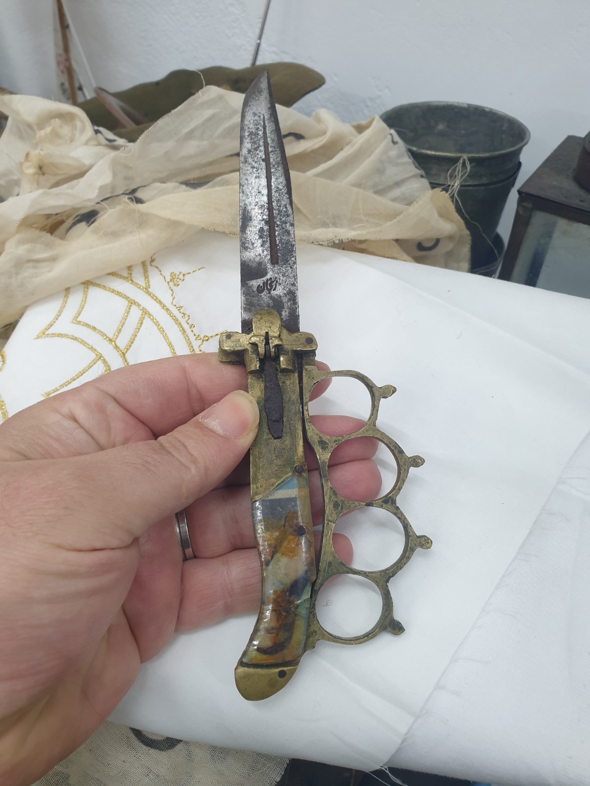 antique old dagger sword knife blade