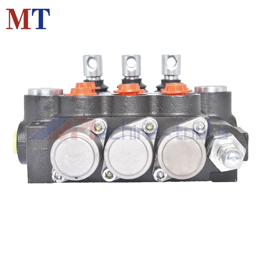 11 GPM Double Acting Adjustable 3-Spool Hydraulic Directional Control Valve