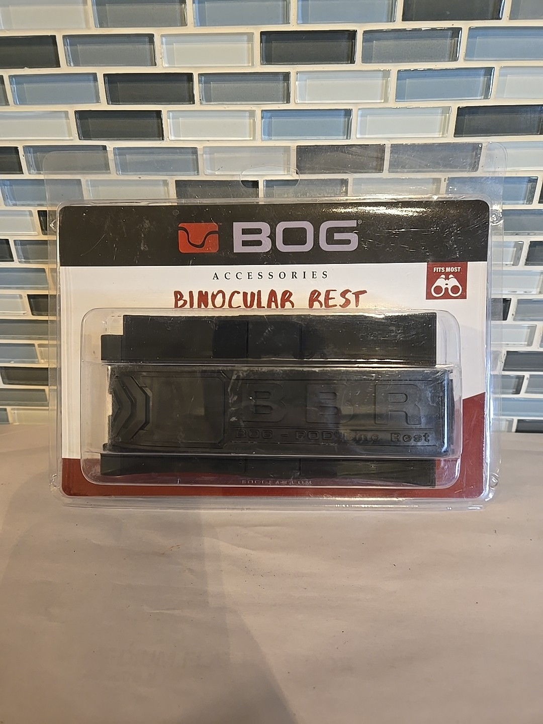 BOG BBR Binocular Rest with Lightweight Design and Adjustable Strap for Securing