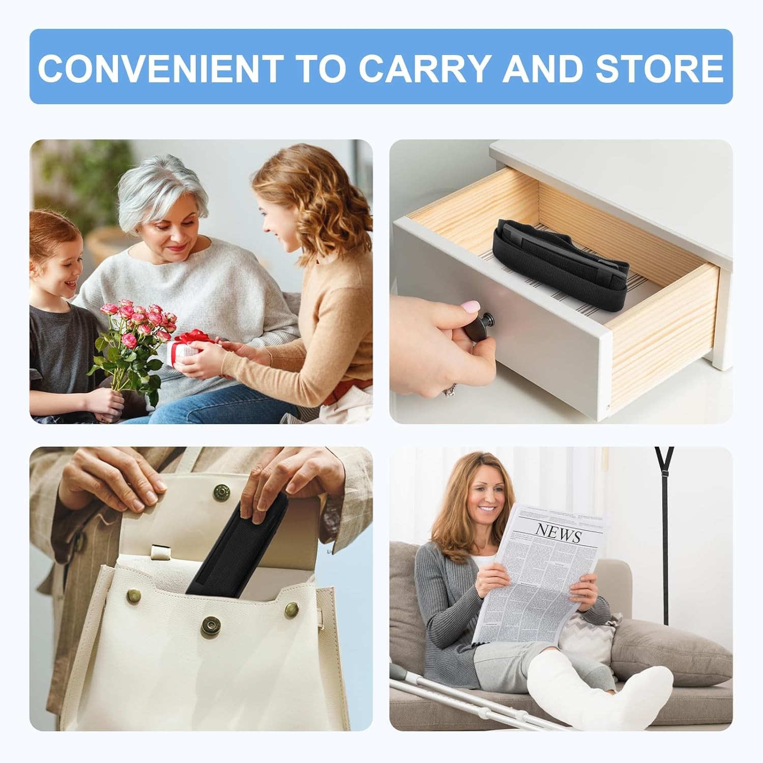 Rigid Leg Lifter for After Knee Surgery, Extra Long Lifters Elderly,...