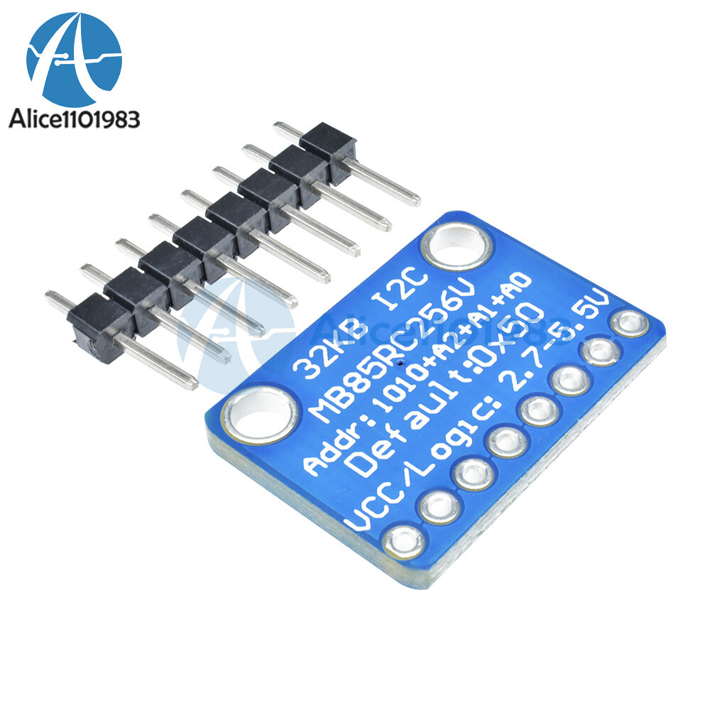 1-10PCS I2C IIC Non-Volatile FRAM MB85RC256V Breakout 256Kbit/32KByte Memory IC