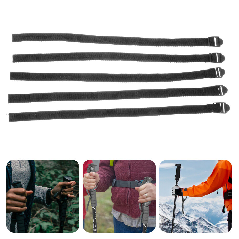 5PCS Stick Strap Trekking Pole Strap Replacement Ski Poles Wrist Straps