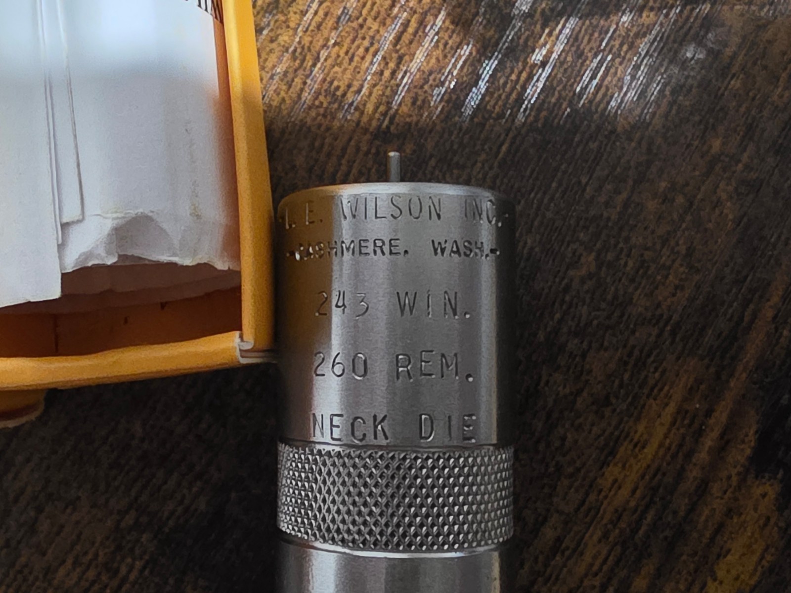 L.E. Wilson Stainless Neck Die - 243 Winchester / 260 Remington
