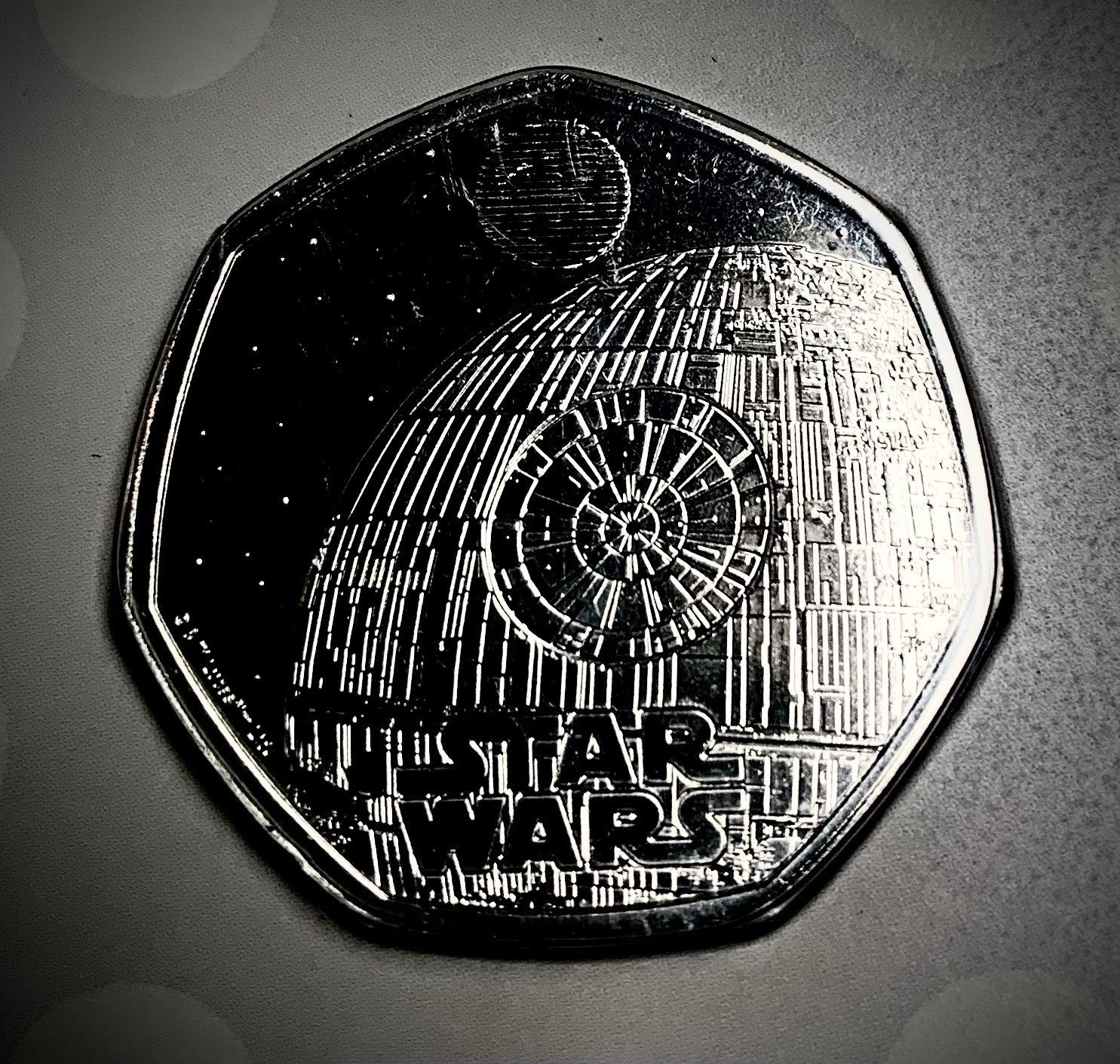 Star Wars Death Star ll  Collectable Coin