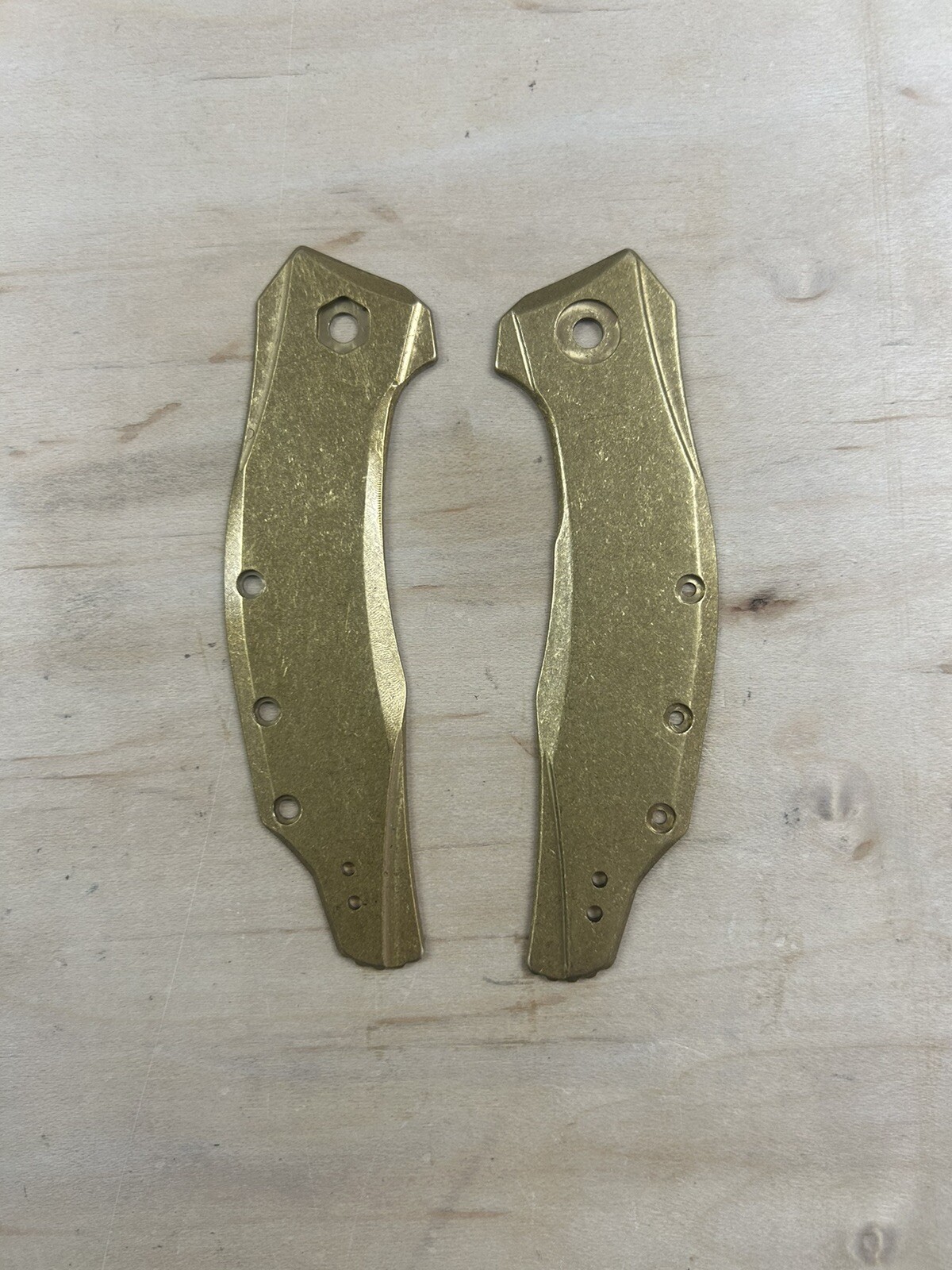 Scikio Custom Zero Tolerance ZT 0357 Brass Handle Scales