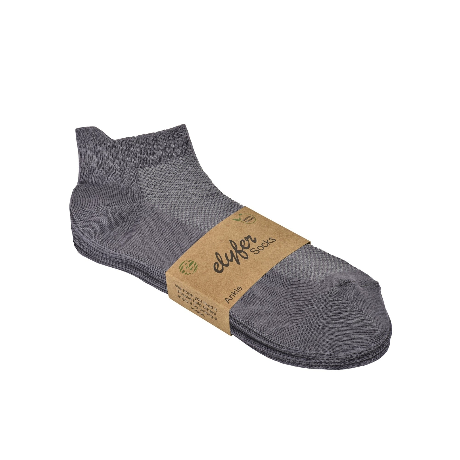 4 Pairs Unisex Bamboo Ankle Socks