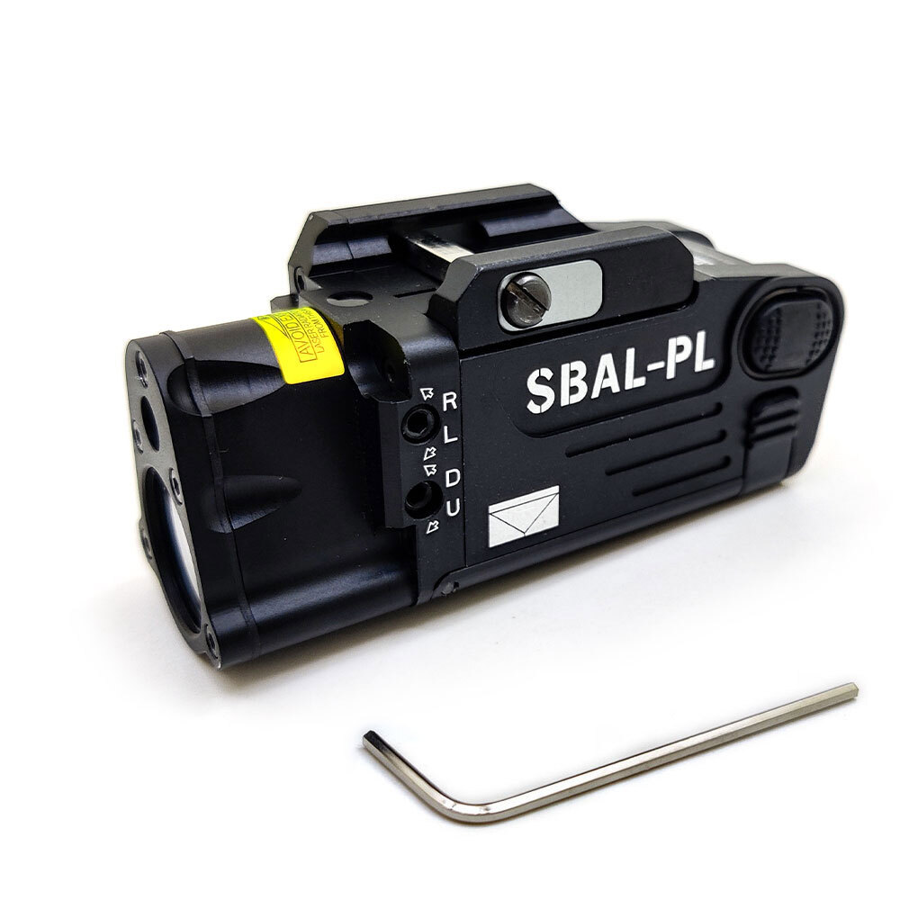 Airsoft SBAL-PL LED Weapon Light with Red Laser Combo Flashlight For Glock 19